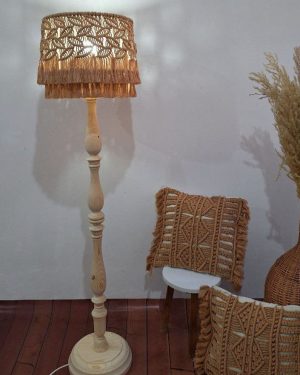 آباژور کنارسالنی مکرومه
